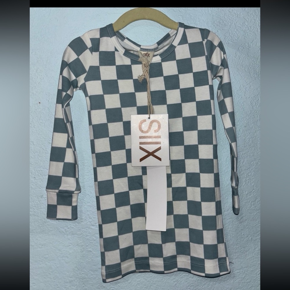 NWT SiixTIRAMISU CHECKERBOARD / ORGANIC